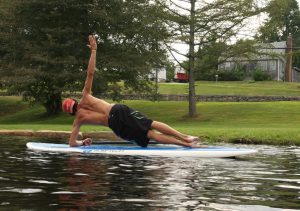Paddleboard Yoga (Photo courtesy of Osprey Sea Kayak Adventures)