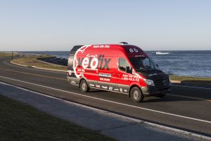 The Velofix Van (Photo courtesy of Marianne Lee)