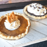 Pumpkin & Chocolate Cream pie