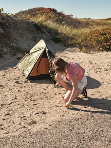 Horseneck Beach Camping by Andrew Ayer