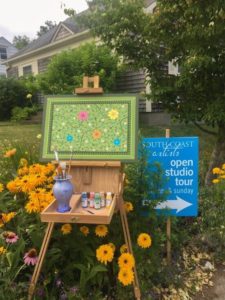 South Coast Artists Open Studios sign