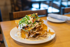 Cask & Pig's trash can nachos