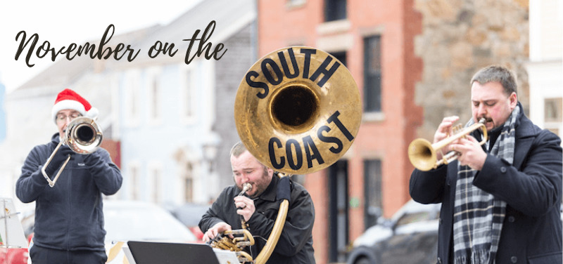 South Coast Brass Band playing at Front & Centre