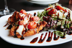 Chicken Caprese from 110 Grill during 2022 Fall River Restaurant week
