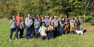 A group photo from the October Walking Book Tour