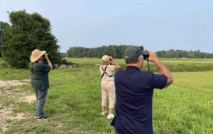 Birders from the Nasketucket Bird Club