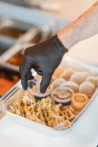 Action Shot - Dumplings - Bun Buds