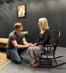 Actors rehearsing for The Glass Menagerie