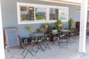Eat Gnarly Market offers 10 tables if you choose to dine in.
