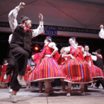 Traditional dancing at the Feast