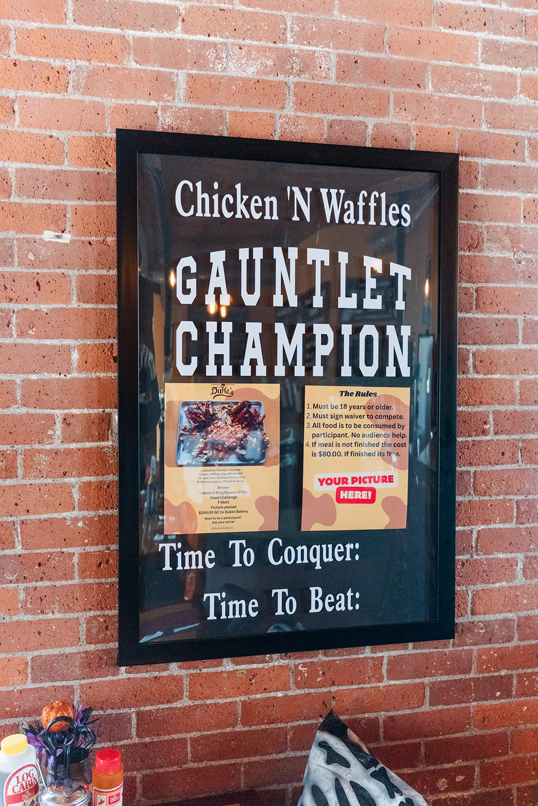 Duke's Bakery Fall River Chicken Gauntlet Challenge