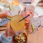 Toasting with cocktails and mocktails