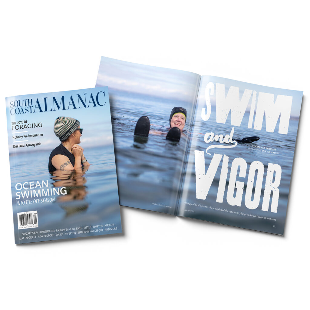 Cover and opening spread of the print story