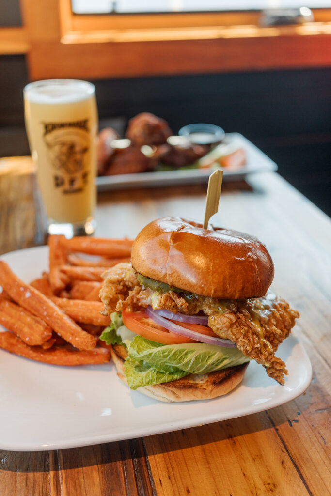 Fried chicken sandwich
