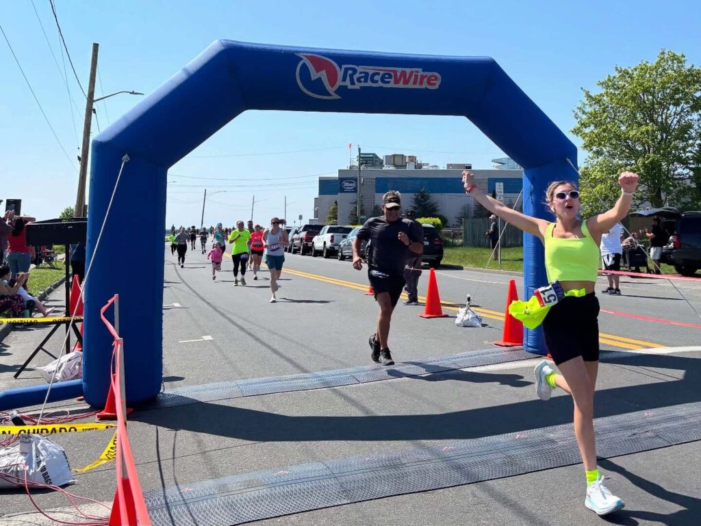 Finish line for Women's Fund 5K