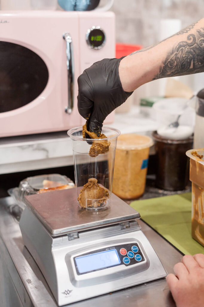 Jake making a specialty coffee drink