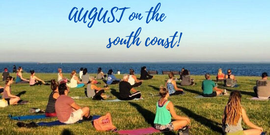 Yoga class at Fort Phoenix