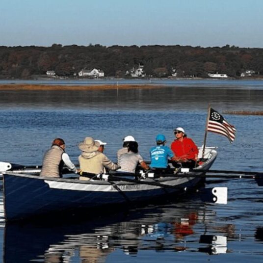 Rowers on the Westport River