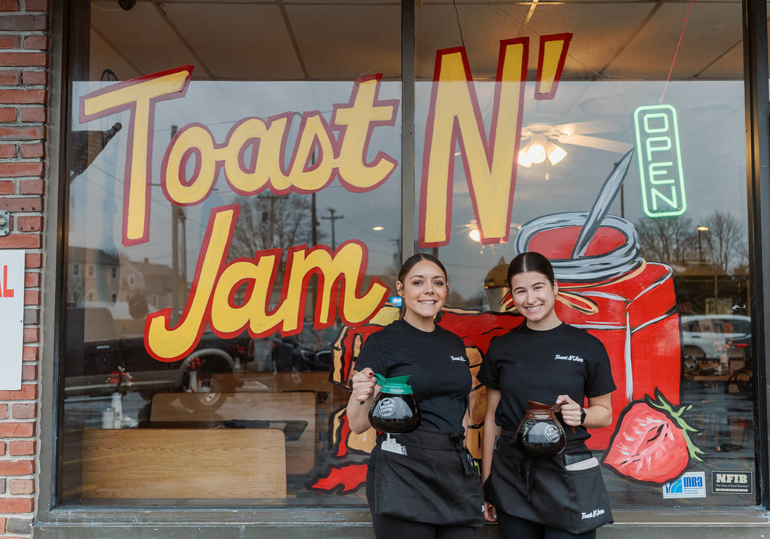 The storefront of Toast N Jam