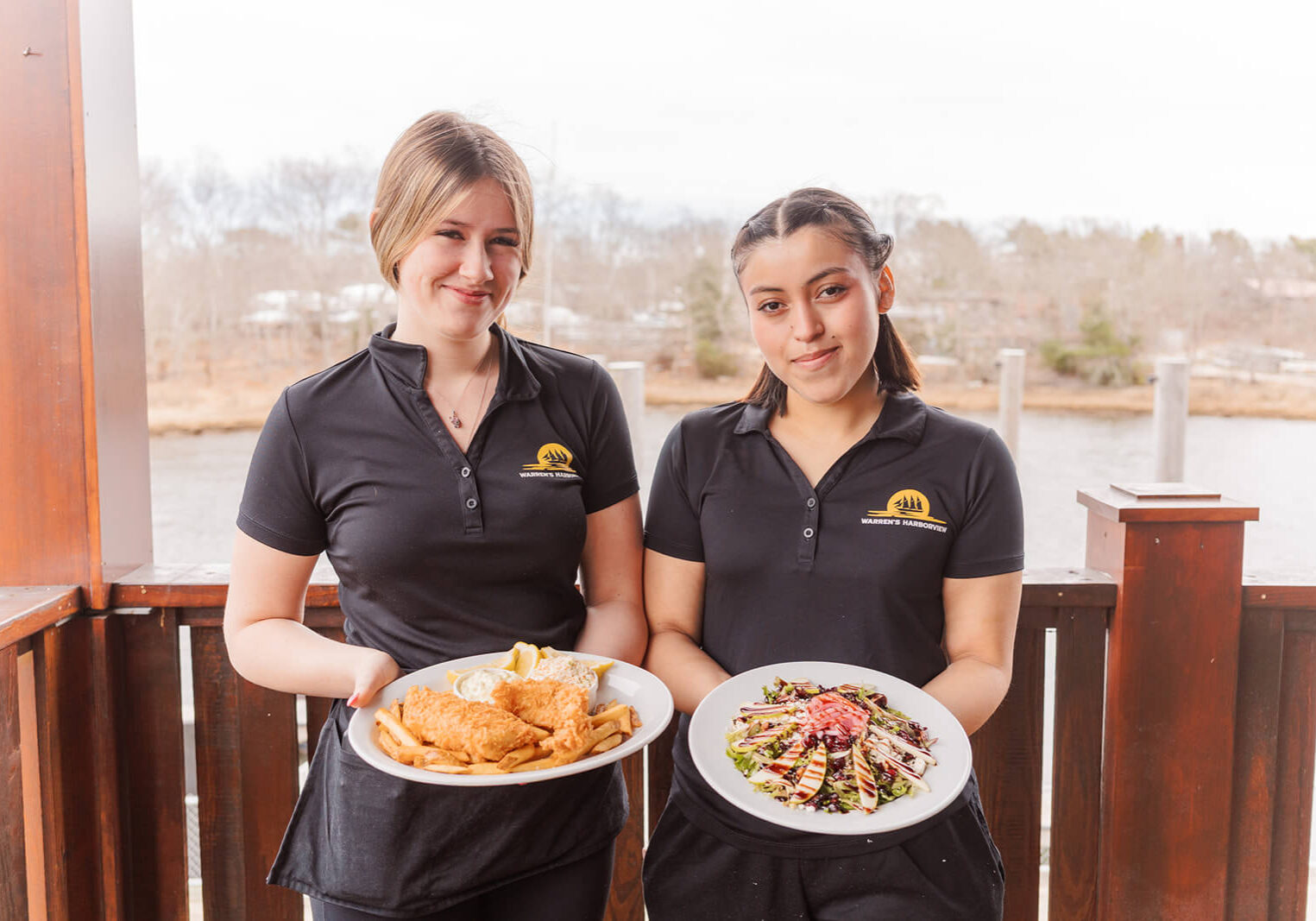 Server Olivia Vaccaro and chef Angye Ruiz