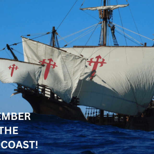 The tall ship Nao Trinidad