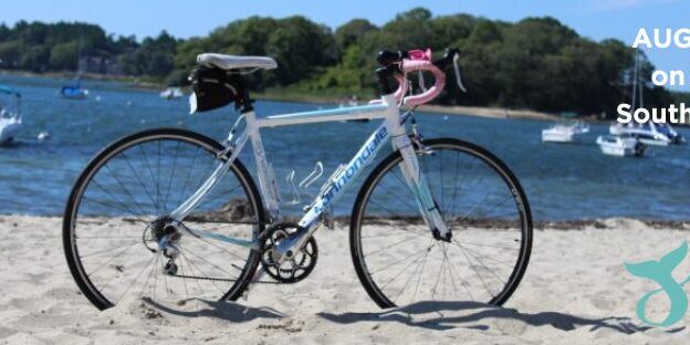 a bicycle on the beach